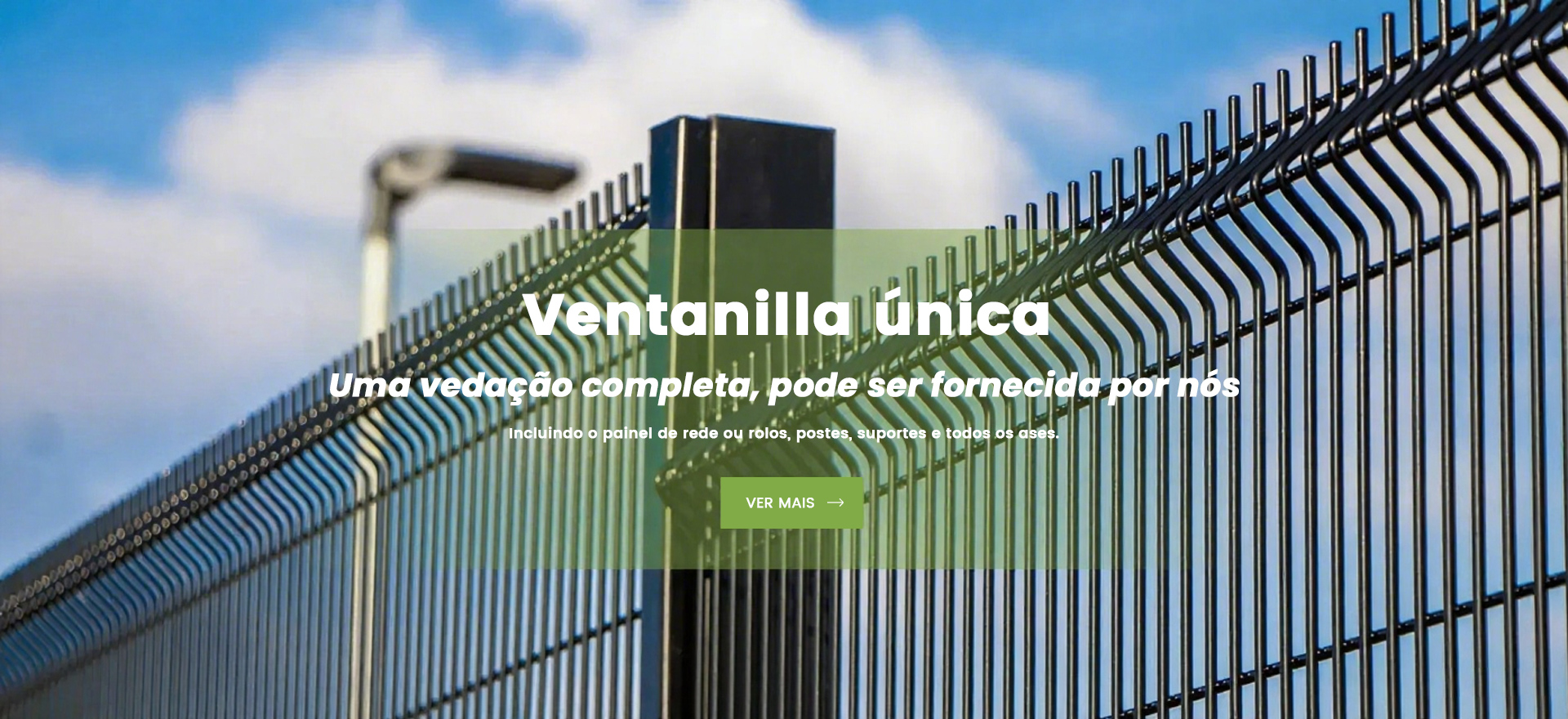 Vedação de malha de arame