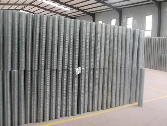 Rolo de malha soldada galvanizada