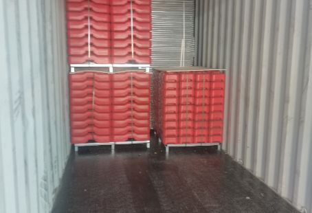 Cerca temporária com elos de corrente