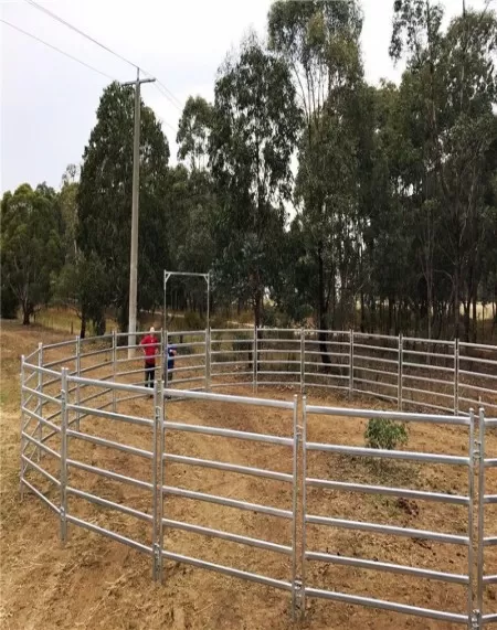 Cerca galvanizada para curral de gado para cavalos, bovinos e ovinos
