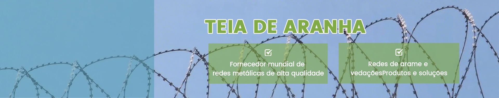 Vedação de malha de arame